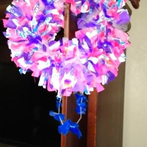 #49 Girl's Paw Patrol Round Fabric Wreath